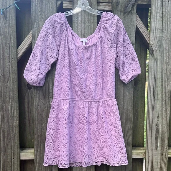 dELiA*s lavender lace dress - Picture 1 of 7